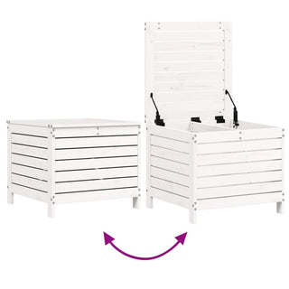 vidaXL 5 Piece Garden Sofa Set White Solid Wood Pine - 3250489 - Sofa In Store