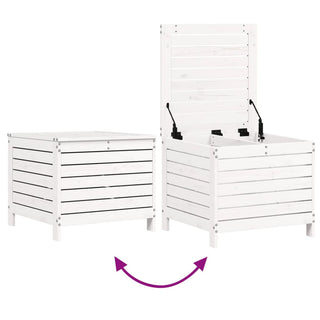 vidaXL 5 Piece Garden Sofa Set White Solid Wood Pine - 3250497 - Sofa In Store