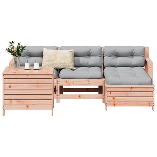 vidaXL 5 Piece Garden Sofa Set Solid Wood Douglas Fir - 3250498 - Sofa In Store