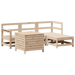 vidaXL 5 Piece Garden Sofa Set Solid Wood Pine - 3250500 - Sofa In Store