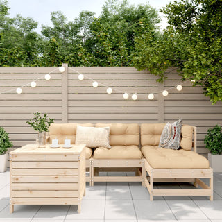 vidaXL 5 Piece Garden Sofa Set Solid Wood Pine - 3250500 - Sofa In Store