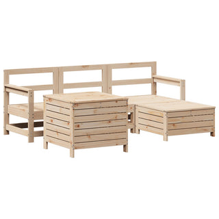 vidaXL 5 Piece Garden Sofa Set Solid Wood Pine - 3250504 - Sofa In Store