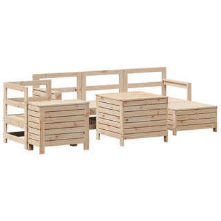 vidaXL 7 Piece Garden Sofa Set Solid Wood Pine - 3250512 - Sofa In Store