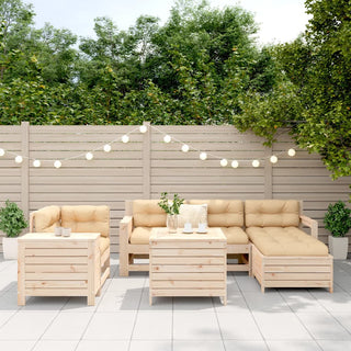 vidaXL 7 Piece Garden Sofa Set Solid Wood Pine - 3250512 - Sofa In Store