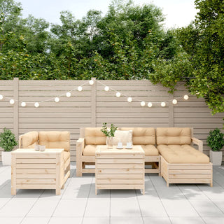 vidaXL 7 Piece Garden Sofa Set Solid Wood Pine - 3250516 - Sofa In Store