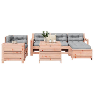 vidaXL 7 Piece Garden Sofa Set Solid Wood Douglas Fir - 3250518 - Sofa In Store