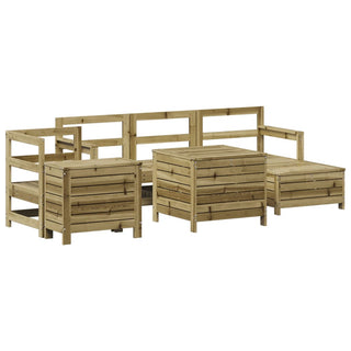 vidaXL 7 Piece Garden Sofa Set Impregnated Wood Pine - 3250523 - Sofa In Store