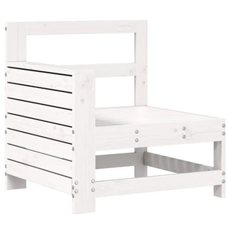 vidaXL 7 Piece Garden Sofa Set White Solid Wood Pine - 3250541 - Sofa In Store
