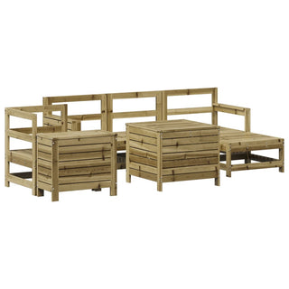 vidaXL 7 Piece Garden Sofa Set Impregnated Wood Pine - 3250543 - Sofa In Store