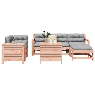 vidaXL 7 Piece Garden Sofa Set Solid Wood Douglas Fir - 3250546 - Sofa In Store