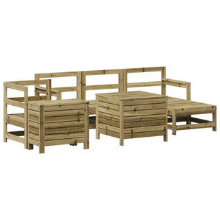 vidaXL 7 Piece Garden Sofa Set Impregnated Wood Pine - 3250547 - Sofa In Store