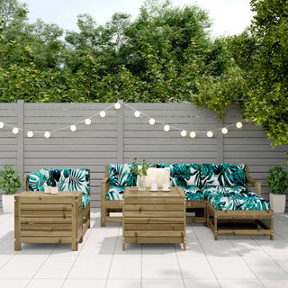 vidaXL 7 Piece Garden Sofa Set Impregnated Wood Pine - 3250547 - Sofa In Store