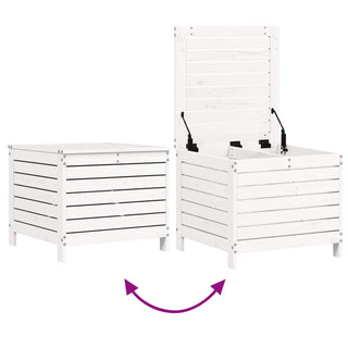 vidaXL 7 Piece Garden Sofa Set White Solid Wood Pine - 3250553 - Sofa In Store