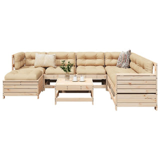 vidaXL 8 Piece Garden Sofa Set Solid Wood Pine - 3250564 - Sofa In Store