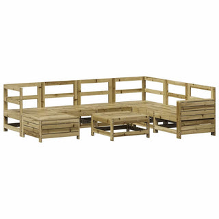 vidaXL 8 Piece Garden Sofa Set Impregnated Wood Pine - 3250567 - Sofa In Store