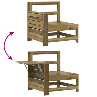 vidaXL 8 Piece Garden Sofa Set Impregnated Wood Pine - 3250567 - Sofa In Store