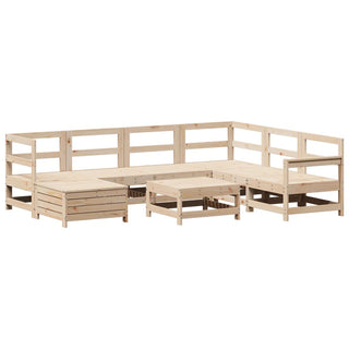 vidaXL 8 Piece Garden Sofa Set Solid Wood Pine - 3250572 - Sofa In Store