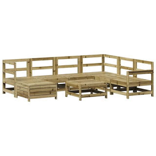 vidaXL 8 Piece Garden Sofa Set Impregnated Wood Pine - 3250575 - Sofa In Store