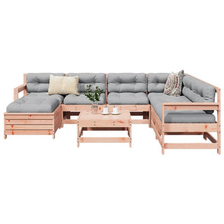 vidaXL 8 Piece Garden Sofa Set Solid Wood Douglas Fir - 3250614 - Sofa In Store