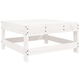 vidaXL 10 Piece Garden Sofa Set White Solid Wood Pine - 3250661 - Sofa In Store