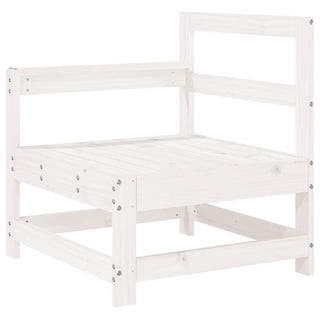 vidaXL 10 Piece Garden Sofa Set White Solid Wood Pine - 3250661 - Sofa In Store