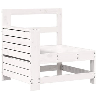 vidaXL 10 Piece Garden Sofa Set White Solid Wood Pine - 3250665 - Sofa In Store
