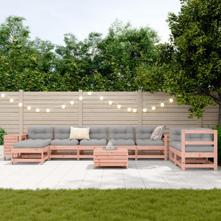 vidaXL 10 Piece Garden Sofa Set Solid Wood Douglas Fir - 3250670 - Sofa In Store
