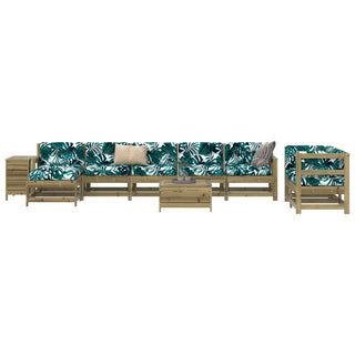 vidaXL 10 Piece Garden Sofa Set Impregnated Wood Pine - 3250671 - Sofa In Store