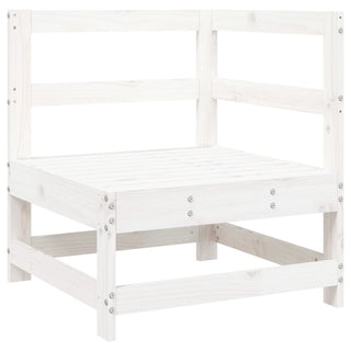 vidaXL 10 Piece Garden Sofa Set White Solid Wood Pine - 3250677 - Sofa In Store