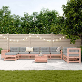 vidaXL 10 Piece Garden Sofa Set Solid Wood Douglas Fir - 3250682 - Sofa In Store