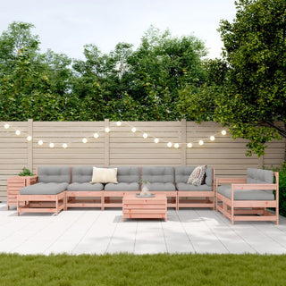 vidaXL 10 Piece Garden Sofa Set Solid Wood Douglas Fir - 3250686 - Sofa In Store