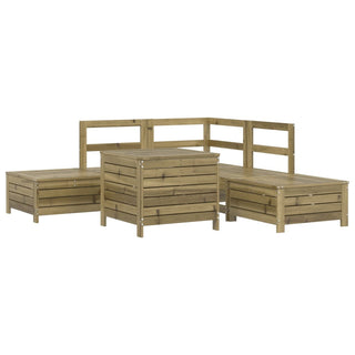 vidaXL 6 Piece Garden Sofa Set Impregnated Wood Pine - 3250699 - Sofa In Store