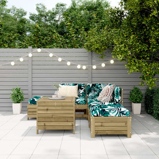 vidaXL 6 Piece Garden Sofa Set Impregnated Wood Pine - 3250699 - Sofa In Store