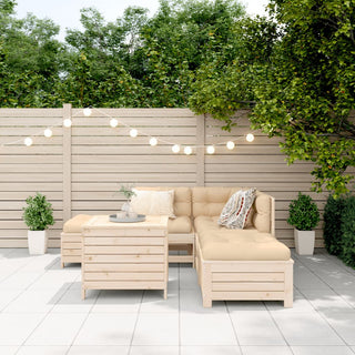 vidaXL 6 Piece Garden Sofa Set Solid Wood Pine - 3250704 - Sofa In Store