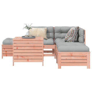 vidaXL 6 Piece Garden Sofa Set Solid Wood Douglas Fir - 3250706 - Sofa In Store