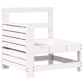vidaXL 4 Piece Garden Sofa Set White Solid Wood Pine - 3250769 - Sofa In Store