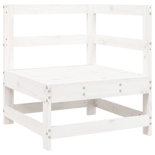 vidaXL 4 Piece Garden Sofa Set White Solid Wood Pine - 3250769 - Sofa In Store