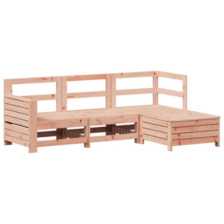 vidaXL 4 Piece Garden Sofa Set Solid Wood Douglas Fir - 3250770 - Sofa In Store
