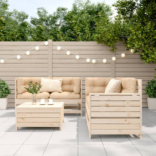 vidaXL 5 Piece Garden Sofa Set Solid Wood Pine - 3250812 - Sofa In Store