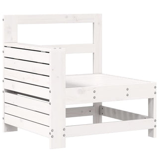 vidaXL 5 Piece Garden Sofa Set White Solid Wood Pine - 3250829 - Sofa In Store