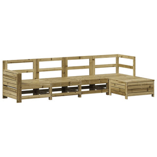 vidaXL 5 Piece Garden Sofa Set Impregnated Wood Pine - 3250831 - Sofa In Store