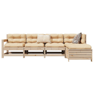 vidaXL 5 Piece Garden Sofa Set Solid Wood Pine - 3250844 - Sofa In Store