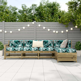 vidaXL 5 Piece Garden Sofa Set Impregnated Wood Pine - 3250847 - Sofa In Store