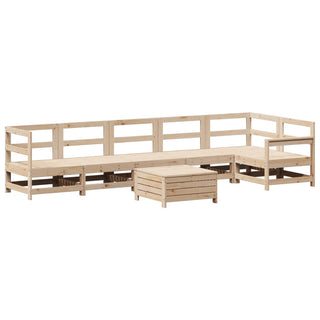 vidaXL 7 Piece Garden Sofa Set Solid Wood Pine - 3250880 - Sofa In Store