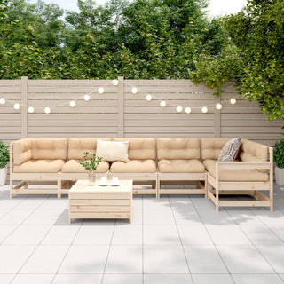 vidaXL 7 Piece Garden Sofa Set Solid Wood Pine - 3250880 - Sofa In Store