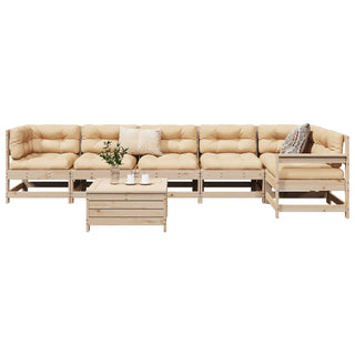 vidaXL 7 Piece Garden Sofa Set Solid Wood Pine - 3250880 - Sofa In Store