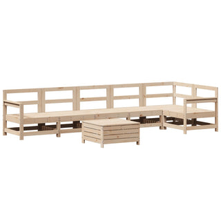 vidaXL 7 Piece Garden Sofa Set Solid Wood Pine - 3250888 - Sofa In Store