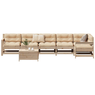 vidaXL 7 Piece Garden Sofa Set Solid Wood Pine - 3250888 - Sofa In Store