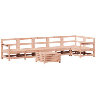 vidaXL 7 Piece Garden Sofa Set Solid Wood Douglas Fir - 3250898 - Sofa In Store