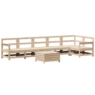 vidaXL 7 Piece Garden Sofa Set Solid Wood Pine - 3250904 - Sofa In Store